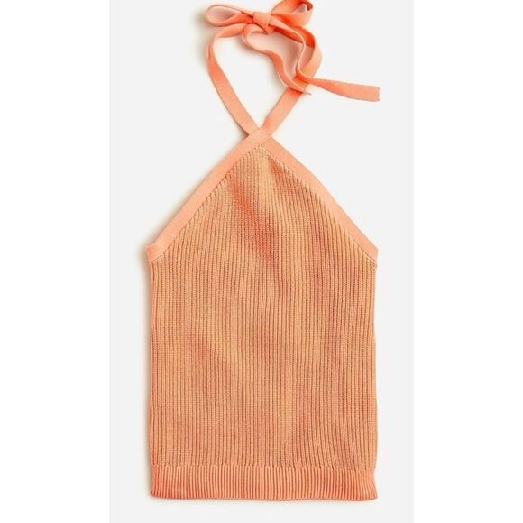 J. Crew Halter Sweater Tank Womens XXL 2XL Cotton / CASHMERE Blend Tie Backless - Picture 4 of 10